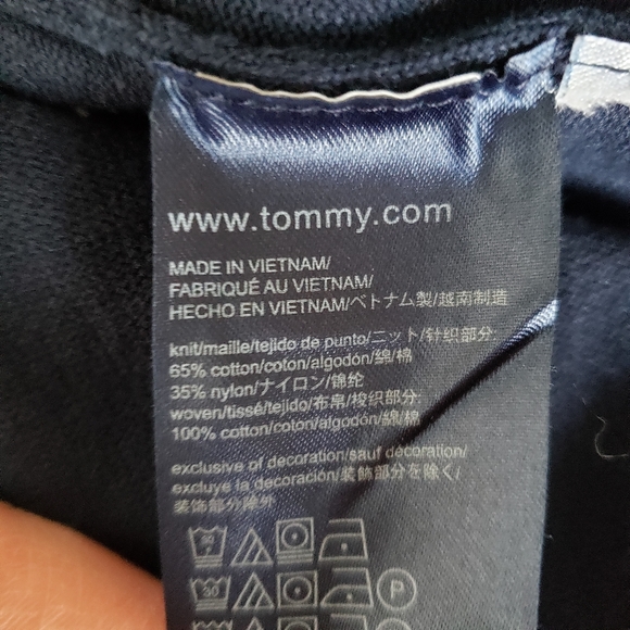 Tommy Hilfiger Preppy Collared Layer Pullover Polka Dot Size SP - Picture 8 of 8